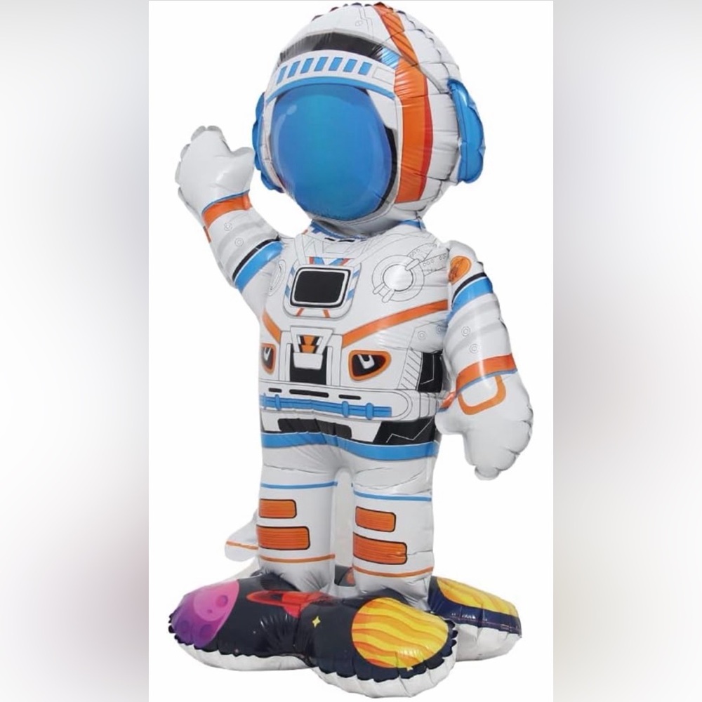 Inflatable Spaceman Astronaut Balloons Base Standing Foil Balloon Boys Space 20